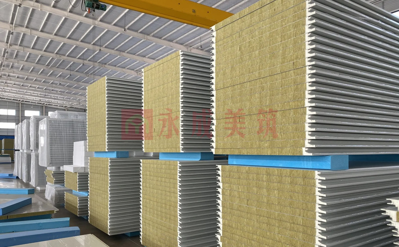 Glass fiber sandwich panel with PU sealing