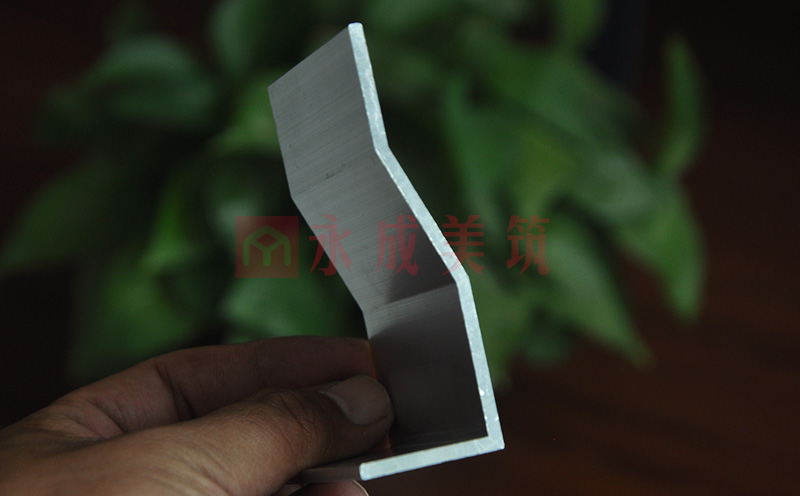 Aluminum alloy gable J-shaped support
